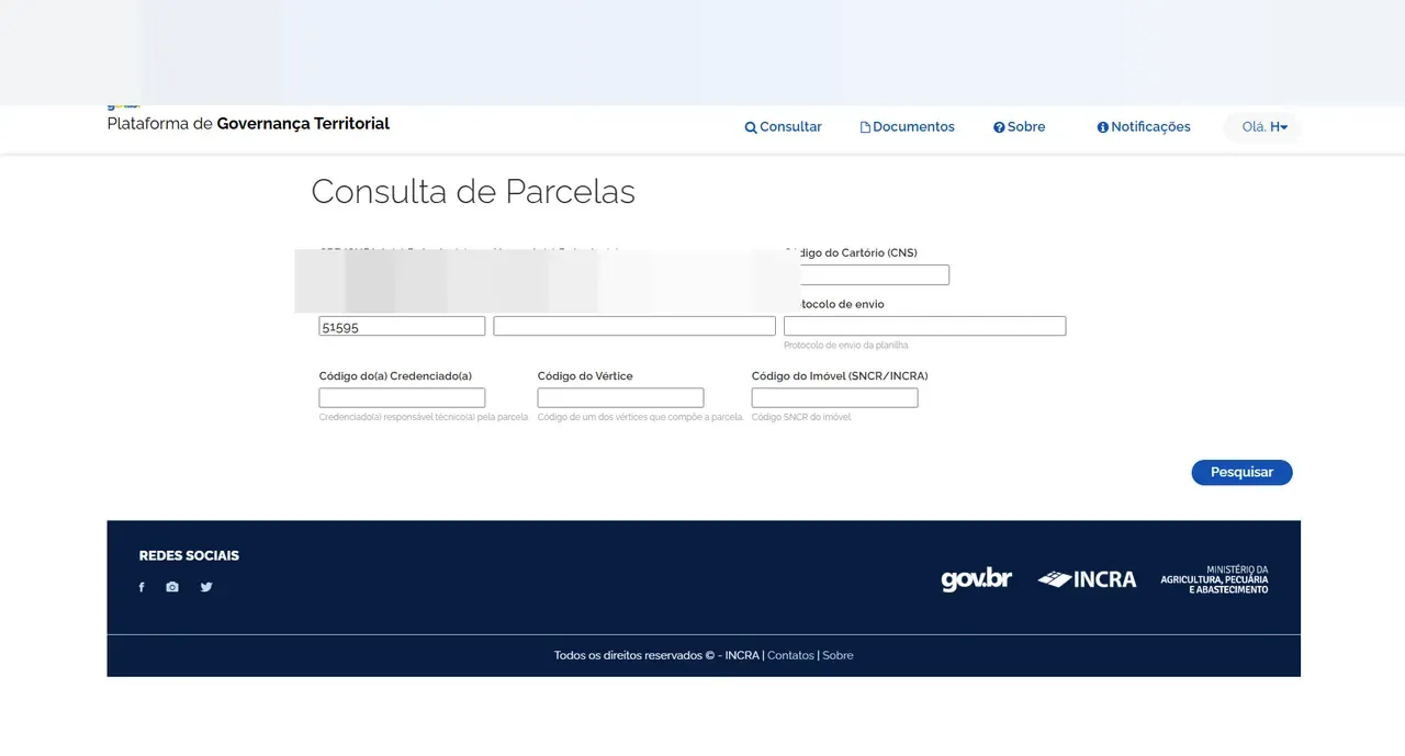Buscador SIGEF — passo 4