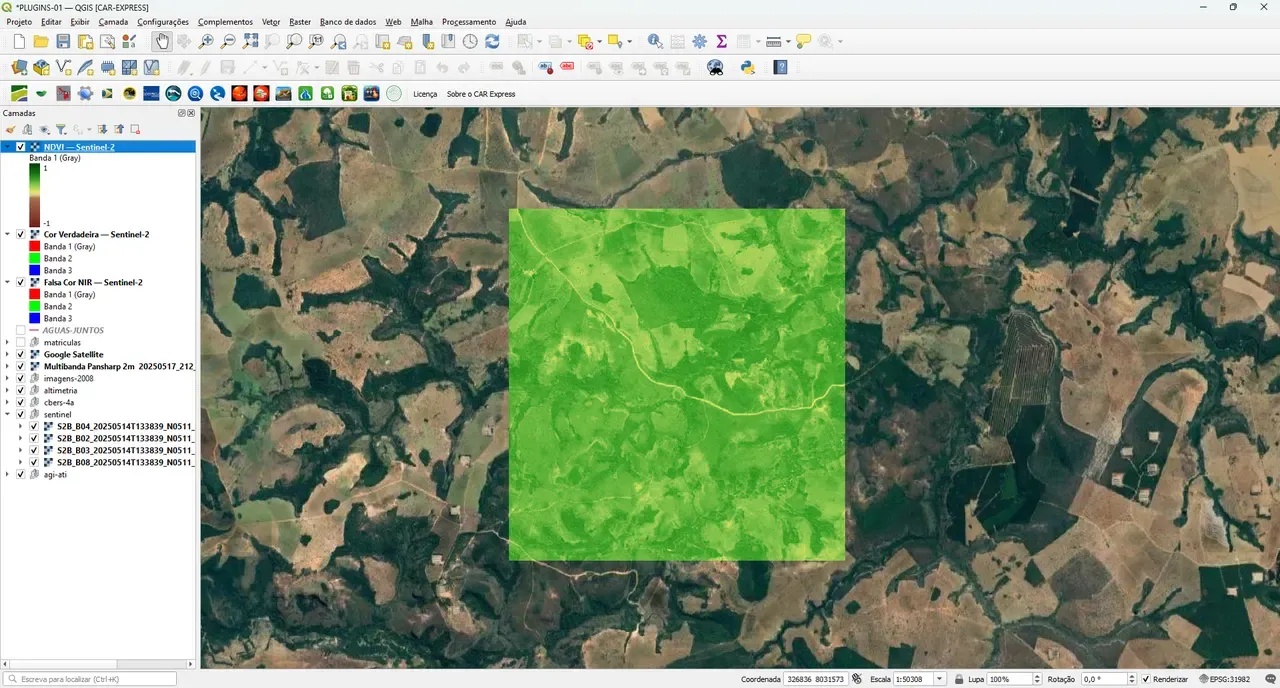 Process Sentinel-2 — passo 17